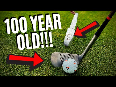 HOW FAR CAN I HIT A 100 YEAR OLD 3-IRON?!
