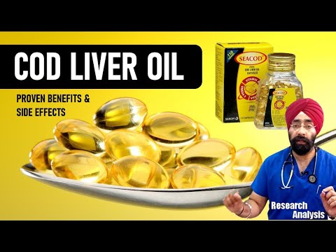 , title : 'Cod Liver Oil : Proven Benefits & Side effects | Omega 3 + Vitamin A & D | Dr.Education Hin Eng'