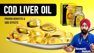 Cod Liver Oil : Proven Benefits & Side effects | Omega 3 + Vitamin A & D | Dr.Education Hin Eng