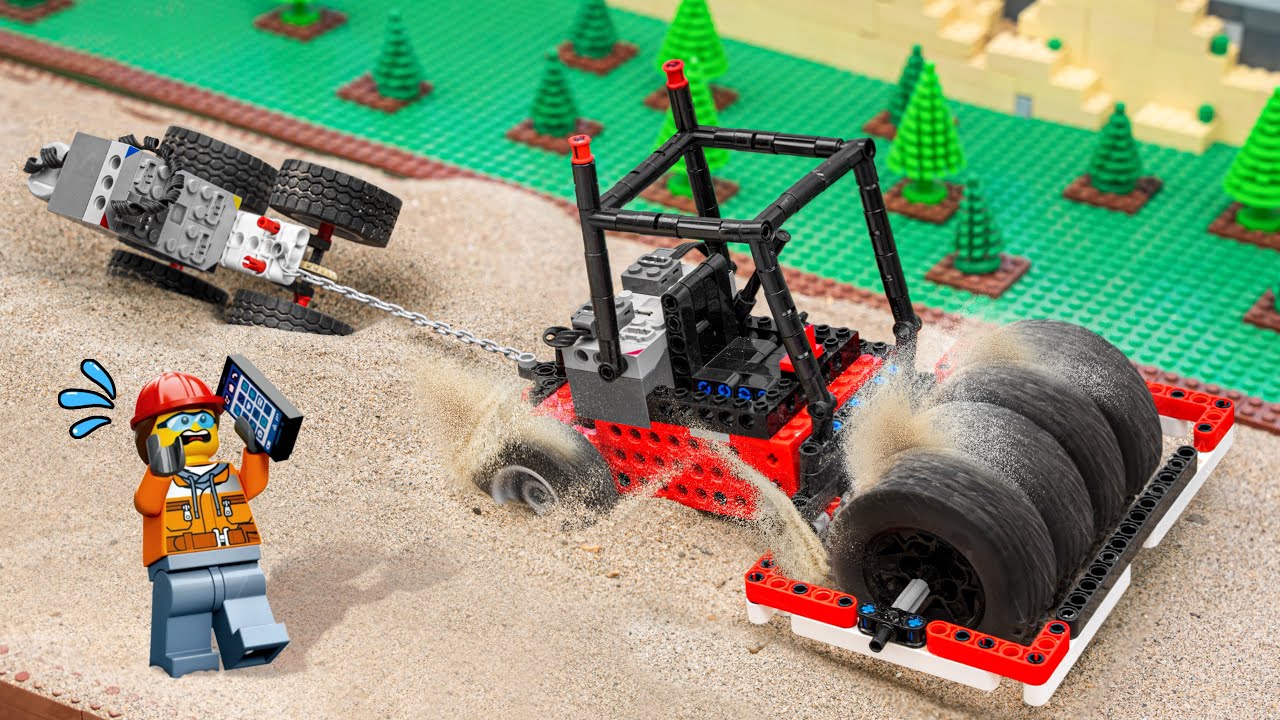 Rescue LEGO Cars from Sand Pits | FM Lego Technic