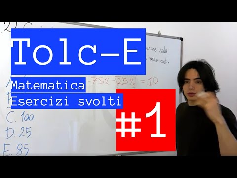 TOLC E #1 - Percentages