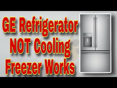 How to Fix GE French Door Refrigerator Not Cooling, Freezer Working Fine | Model PFE28KSKGSS