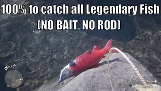 How To Catch Legendary Fish (Easy, No Bait, No Rod!) Red Dead Redemption 2