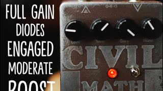 Video thumbnail for Introducing the Mask Audio Electronics: Civil Math Fuzz by SpiralCasterPlaysPedals