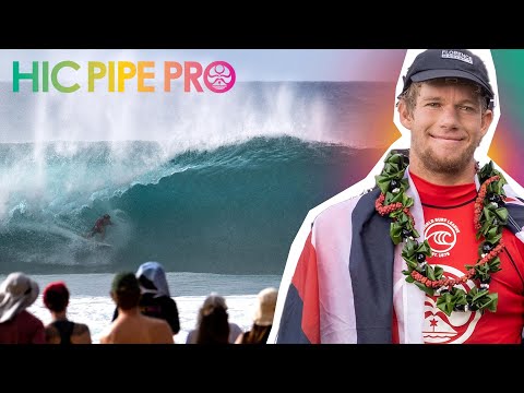 All John John Florence's Excellent Waves From Finals Day At The HIC Pipe Pro