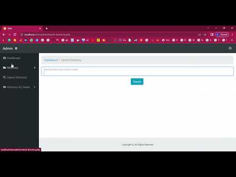 Directory Details Information Service Provider Details in PHP Application Projects