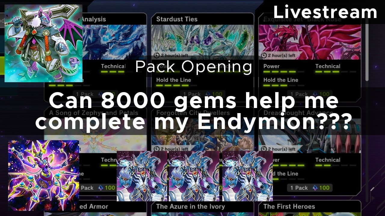 Can 8000 gems help complete my Endymion deck in Master Duel?