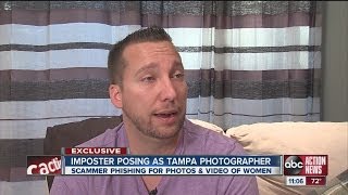 A Tampa photographer says someone is posing as him on Craigslist