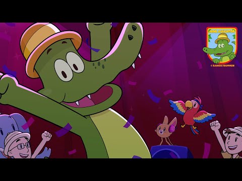Gillar du att dansa? - Arne Alligator & Djungeltrumman - Musikvideo