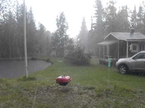 Åskregn över Granliden