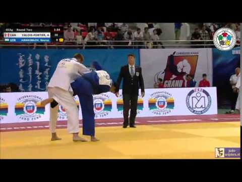 Judo 2014 Grand Prix Ulaanbaatar: Valois-Fortier (CAN) - Jurakobilov (UZB) [-81kg]