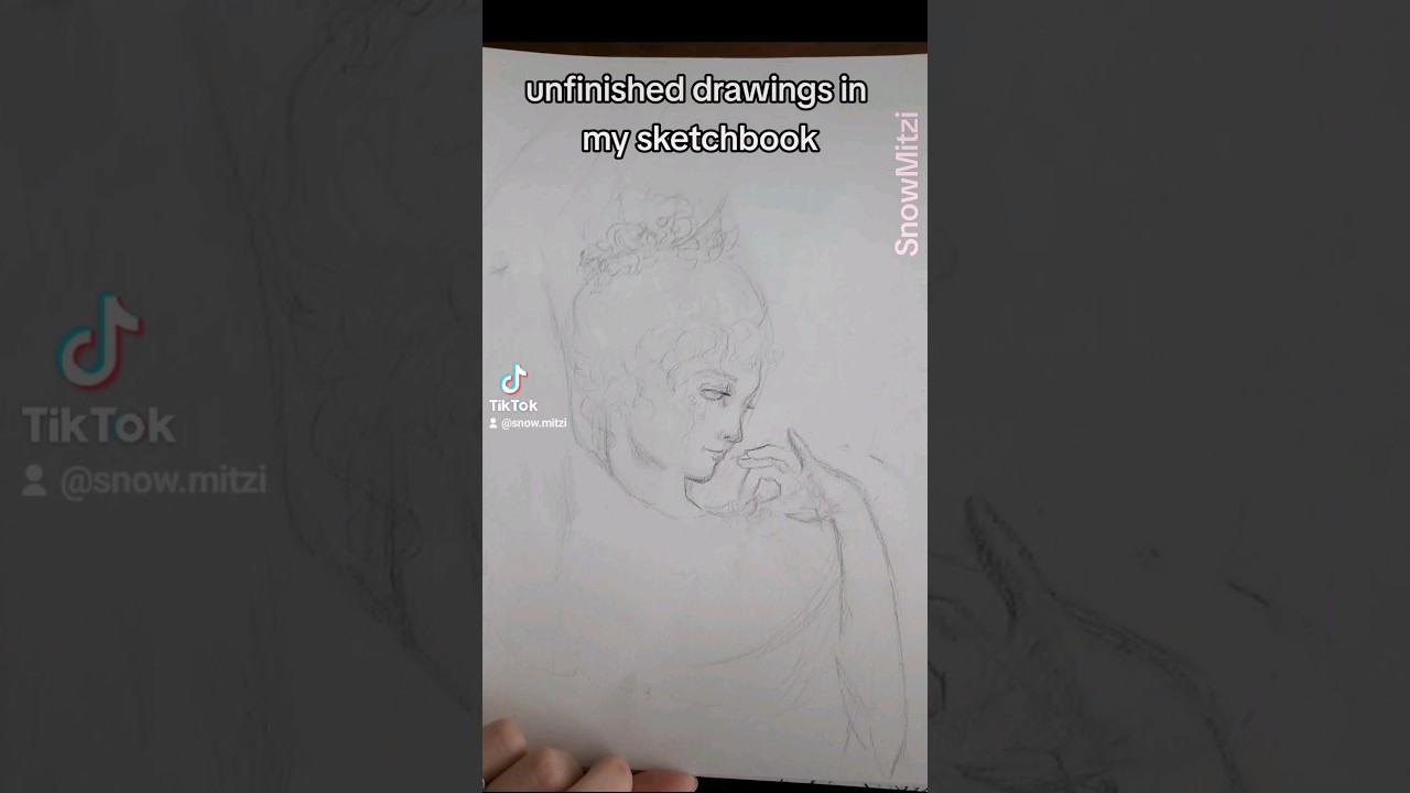 most of my drawings are unfinished  #sketch #sketchbook #traditionalart #animeart