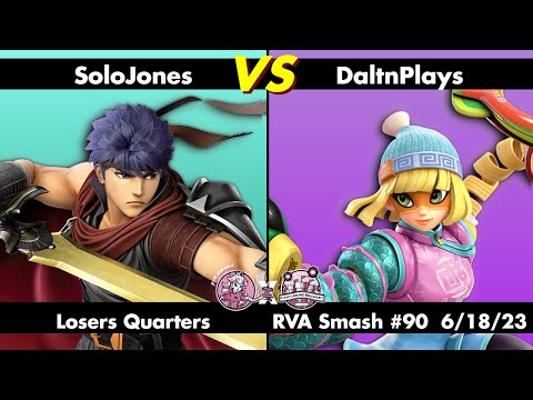 RVA Smash #90: SoloJones (Ike) vs Jules (Min Min) | Winners Quarters | 46 Entrants | SSBU