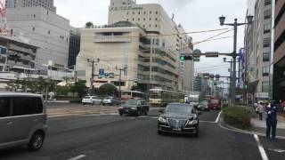 TRAMS IN Hiroshima Japan