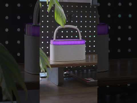 Loa Bluetooth Recci RSK-W40 – Loa Kép 16W, Hiệu Ứng Đèn LED, Pin 4000mAh, Âm Thanh Siêu Trầm