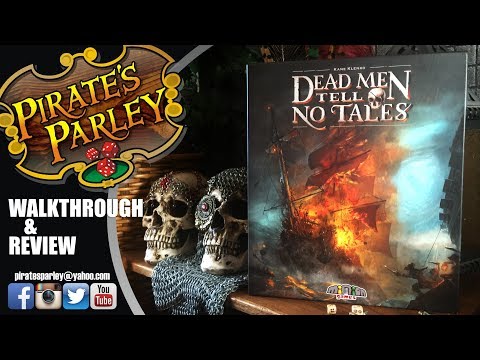 Dead Men Tell No Tales Board Game REVIEW & WALKTHROUGH (w/ PIRATES!)