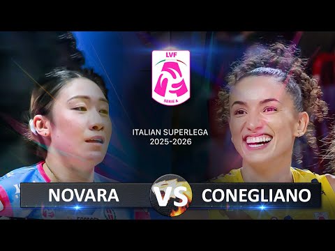 Novara vs Conegliano | Italian Volleyball LVF SerieA1 2025/2026
