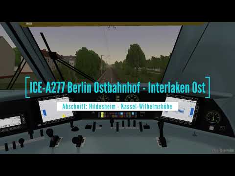 Führerstandsmitfahrt ICE A277 Berlin Ostbahnhof   Interlaken Ost BR 401