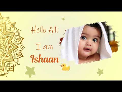 Rice Feeding Ceremony Invitation Video | Annaprashana Invite