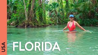 The best Florida springs 😍: canoeing at Rock Springs - WOW