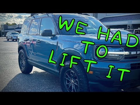 We Lifted Our Bronco Sport Big Bend.