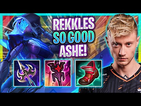 REKKLES IS SO GOOD WITH ASHE! | FNC Rekkles Plays Ashe ADC vs Blitzcrank! | Season 2023