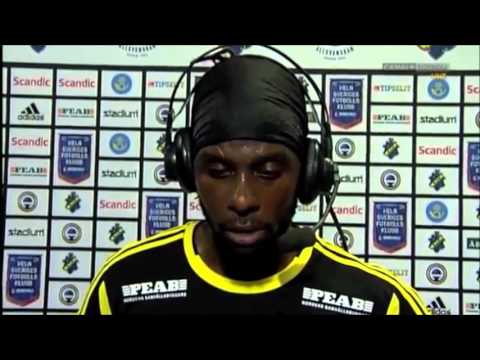 Skön intervju med Martin Mutumba efter AIK-ÖSK (3-0)