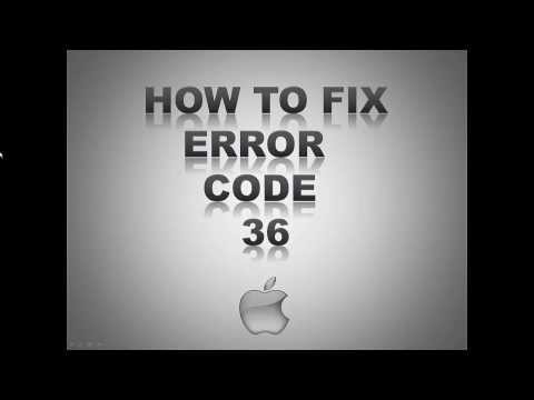 Error code -36 - How to fix Mac Error Code 36