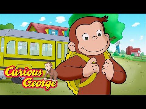 It's Time for School! 🐵 Curious George 🐵 Kids Cartoon 🐵 Kids Movies