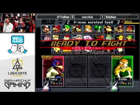 Well Played #9 - LP Trulliam (Falco) vs KirbyKaze (Sheik) - SSBM Losers Finals