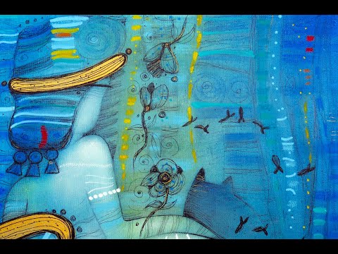 Albena Vatcheva - Blue Afternoon. Oil on canvas