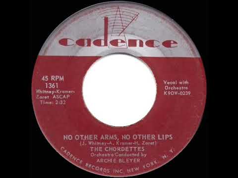 1959 HITS ARCHIVE: No Other Arms, No Other Lips - Chordettes