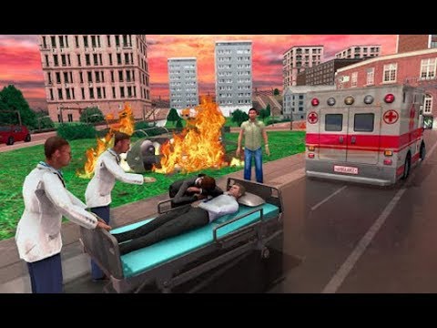 Emergency Ambulance Rescue Driver : Simulator 3D - Game Gameplay Trailer (Android, iOS) HQ