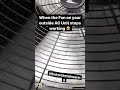 If AC Fan stops working and your condenser is still working. Quick fix. Point fan ⬆️ to vent hot air