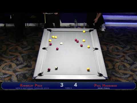 2023 Men’s National Singles  -  Semi Final -  Kingsley Peck vs Phil Harrison