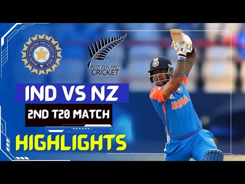 🔴 India Vs New Zealand 2nd T20 Highlights: IND vs NZ Match Highlights | Suryakumar Yadav Batting