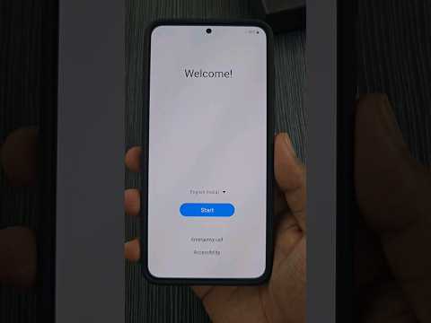 Samsung Galaxy S23+ welcome screen - "Welcome!" #shorts