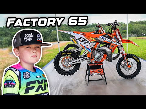 Inside Jase’s 2023 FACTORY KTM 65 Dirt Bike!!! Complete Walk Around
