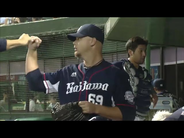 【2回表】ライオンズ・ウルフ 鋭いカーブでホームラン王封じ!! 2016/8/28 L-F