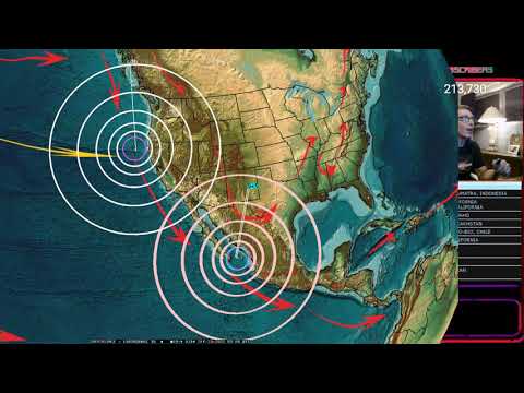 9/22/2017 -- California hit by multiple Earthquakes -- New Forecast for large Pacific EQ this week