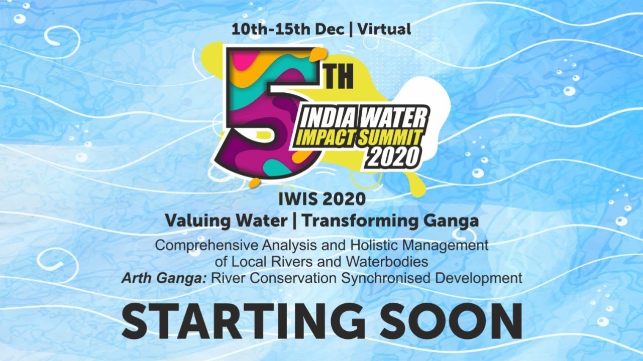 5th India Water Impact Summit 2020: Day 1