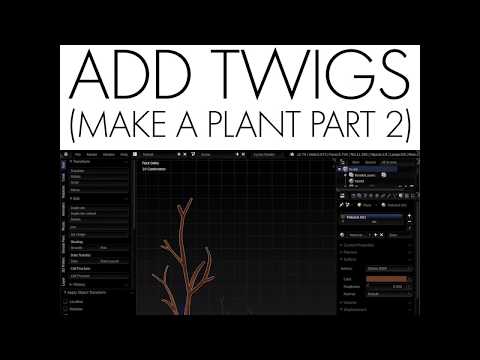 Daily Blender Tip 68 - Plant Part 2: Adding Twigs With Particles