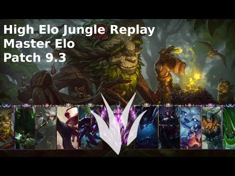 High Elo Jungle Replay | Ivern | Master Elo | Patch 9.3 | (45)
