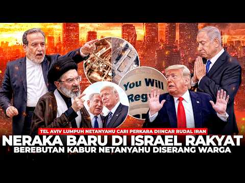 Israel Mencekam Dilanda Panik! Haifa Diserang Rudal Iran, Tel Aviv Lumpuh, 1.226 Korban Berjatuhan