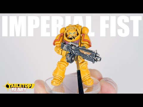 How To Paint Imperial Fists Space Marines for Warhammer 40,000