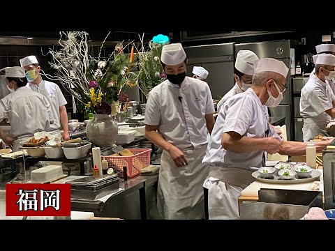 [Tatsumi Sushi en Fukuoka] ¡Siempre lleno! ¡Una mirada de cerca a la preparación del equipo número uno de talentosos artesanos de Hakata! ! Calamar rojo, blanquillo, caballa Siempre lleno / Restaurante de sushi de Fukuoka