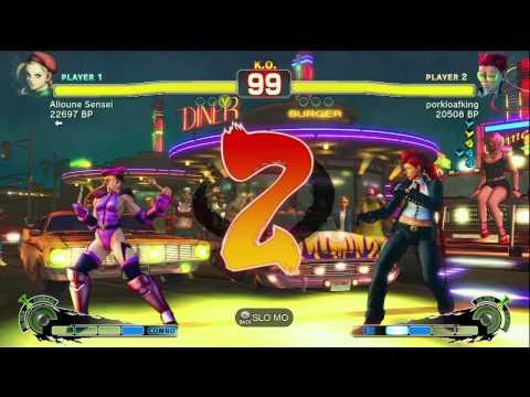 Alioune [Cammy] vs Wolfkrone [Viper] SSF4 Ranked Matches - Xbox Live - TRUE-HD