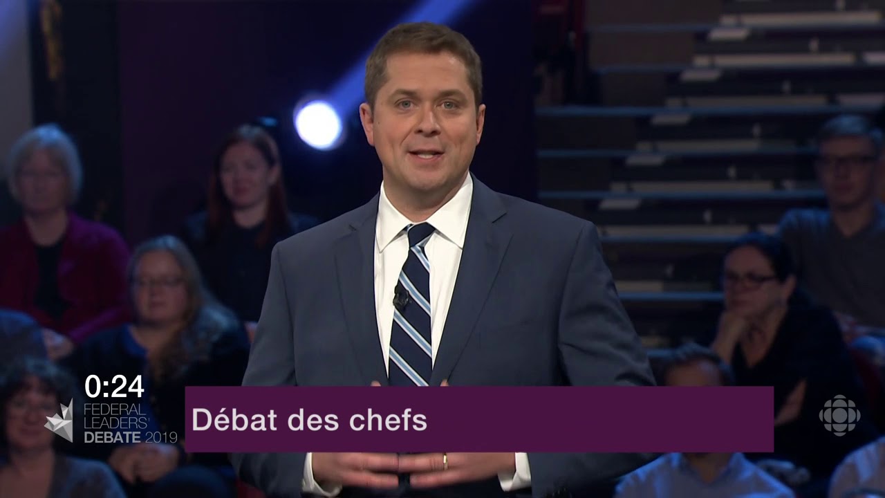 Andrew Scheer répond à la question d'un citoyen sur le Canada dans le monde