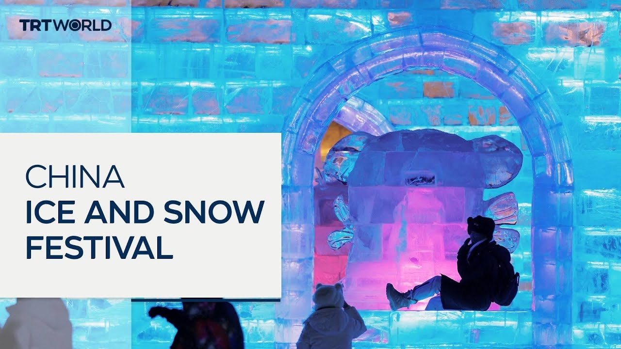 World's largest frozen wonderland turns into romance fairy tale