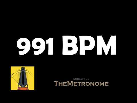991 BPM Metronome | TheMetronome | Perfect Timing